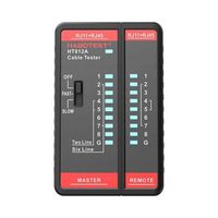 Tester przewodów sieciowych RJ11 / RJ45 Habotest