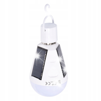 LAMPA ŻARÓWKA SOLARNA LED PANEL KEMPING SŁONECZNA