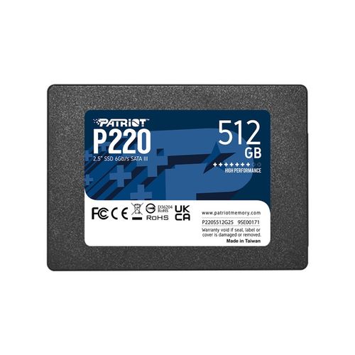 SSD PATRIOT P220 512GB SATA3 2,5" na Arena.pl