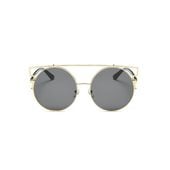 Okulary Lustrzane Over&Amp;Over - Czarne Ze Złotymi Oprawkami Ok83Wz1