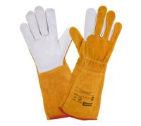 X-Gepard Rękawice Spawalnicze Skórzane Kevlar 10