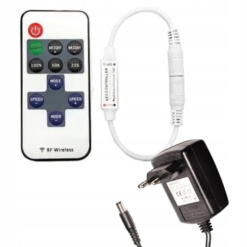 TAŚMA LED PASEK 5m BIAŁA ciepła neutralna zimna 12v ZESTAW + PILOT na Arena.pl