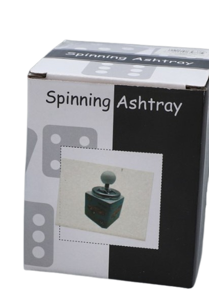 Popielniczka Ceramiczna Kwadratowa oldtimer „Rent a car” Beżowa Gentelo zdjęcie 2