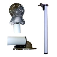 Noga składana biała do blatu, półki, łóżka 1100 mm