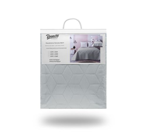 Narzuta Next Cube Light Grey & White 170x210 na Arena.pl