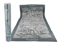 Bieżnik na stół szeroki van Gogh Kwitnący Migdałowiec srebrny CARMANI