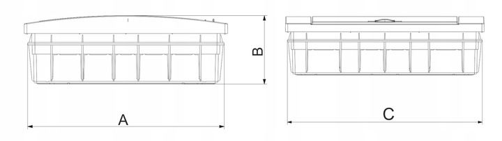 SKRZYNKA ELEKTRYCZNA ROZDZIELNIA PODTYNKOWA 3x12 36 INSTALACYJNA PLASTIKOWA zdjęcie 4