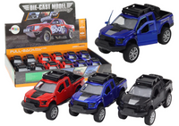 Resorak Aluminiowy Autko Terenowe Napęd Czerwony Niebieski Czarny