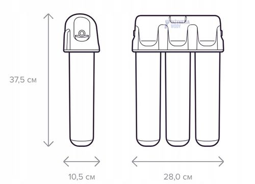 Podzlewowy filtr do twardej wody Aquaphor KRYSZTAŁ H zmiękczający do kuchni na Arena.pl