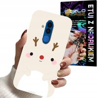 ETUI CASE DO HUAWEI MATE 20 LITE - ŚWIĄTECZNE WZORY RENIFER MIKOŁAJ ŚWIĘTA