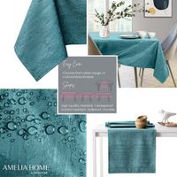 Obrus Plamoodporny VESTA 160x250 Morski AmeliaHome