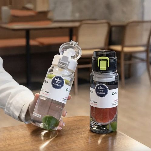 BUTELKA NA WODĘ BIDON 550 ML Z MIARKĄ NA NAPOJE BPA FREE DO SZKOŁY TRITAN na Arena.pl