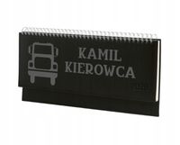 Terminarz dla kierowcy 2026 tyg. kalendarz leżący biurkowy z grawerem