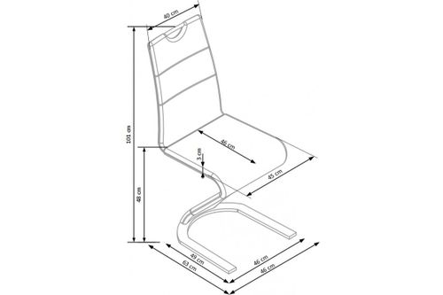 Krzesło K188 brązowy na Arena.pl