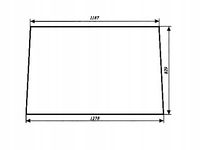 szyba przednia - przód ciągnika Zetor 3320, 5211 kabina BK6011 59117937