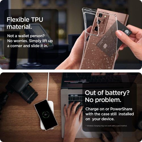Spigen Liquid Crystal Galaxy Note 20 Ultra Glitter Crystal na Arena.pl