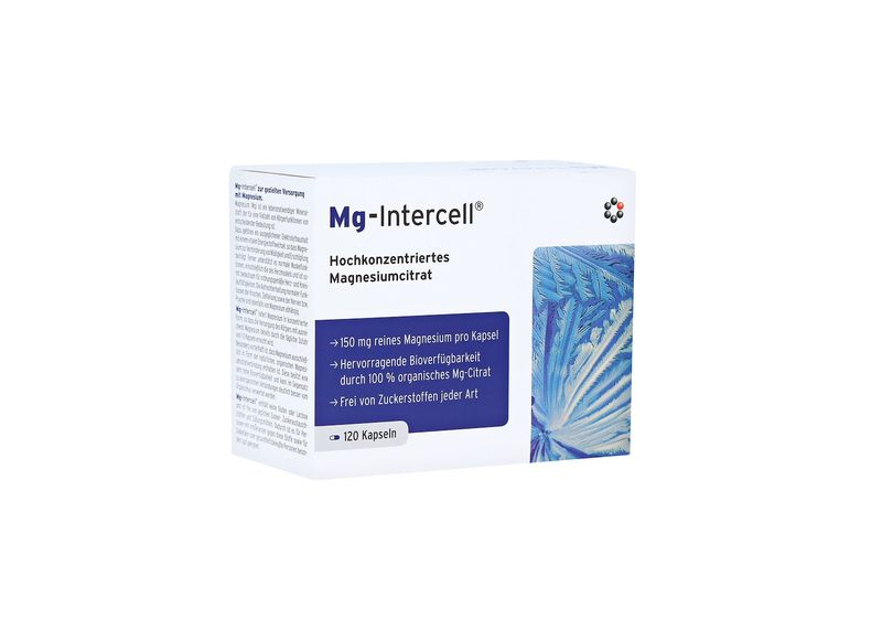 INTERCELL PHARMA Mg-Intercell Cytrynian magnezu (120 kaps.) zdjęcie 1