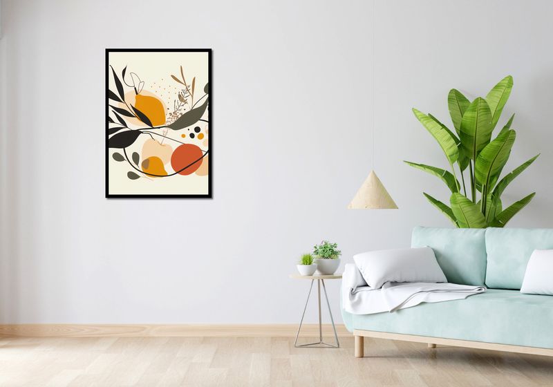 Plakat 64x90cm Botaniczny Wir zdjęcie 4