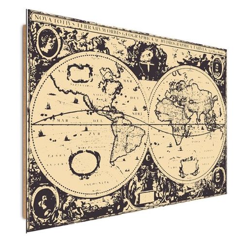 Deco Panel, Mapa świata vintage 40x30 na Arena.pl