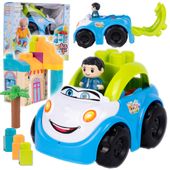 Auto z Klockami Autko Samochód Duże Klocki Zestaw 40el.