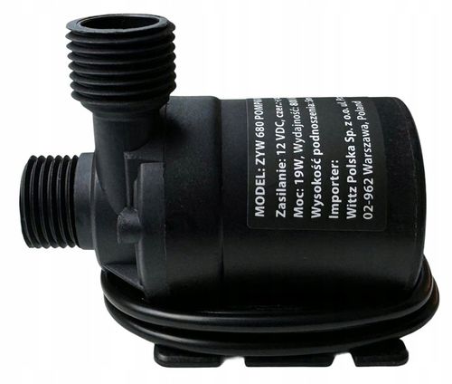 Pompa obiegowa DC 12V 800l/h ZYW680 1/2" na Arena.pl