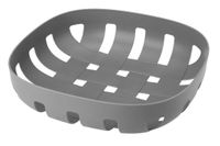 Koszyk stylowy na owoce salaterka tworzywo DECOR kwadratowy szary