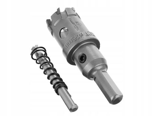 WIERTŁO DO METALU OTWORNICA KORONKA WIDIOWA INOX STAL 25MM WĘGLIK na Arena.pl