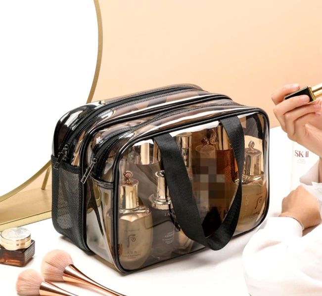 Torba Do Samolotu Ryanair Kosmetyczka 2 Zamki Pcv zdjęcie 5