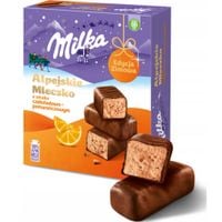Milka ALPEJSKIE MLECZKO POMARAŃCZOWE Święta Bożego narodzenia PREZENT 330g
