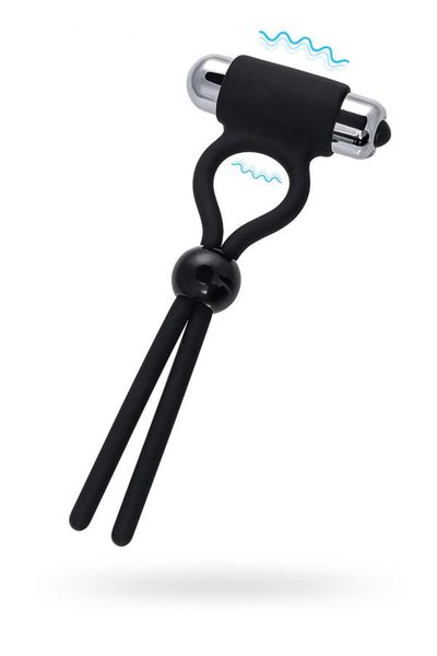 A-Toys Erection enhancing lasso Ect , black, silicone, 14cm zdjęcie 1