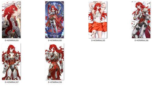 Dakimakura Honkai: Star Rail - Argenti DO WYBORU 60x30 na Arena.pl