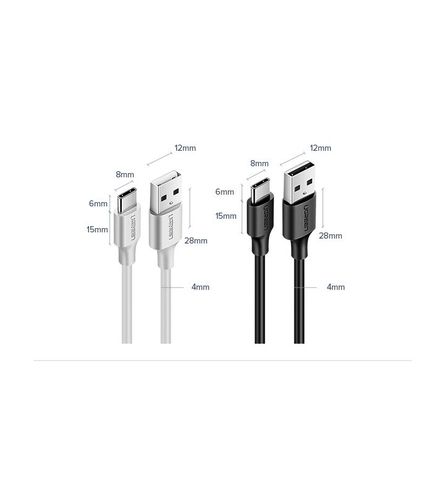 kabel przewód usb - usb-c 2a 1m czarny na Arena.pl