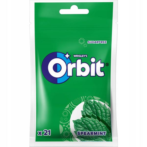 ORBIT GUMA TORBA SPEARMINT 29G zdjęcie 1
