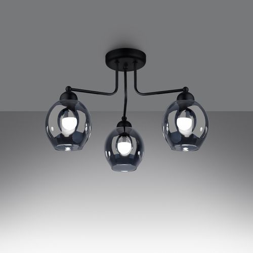 Żyrandol FILLAN 3 czarny na Arena.pl