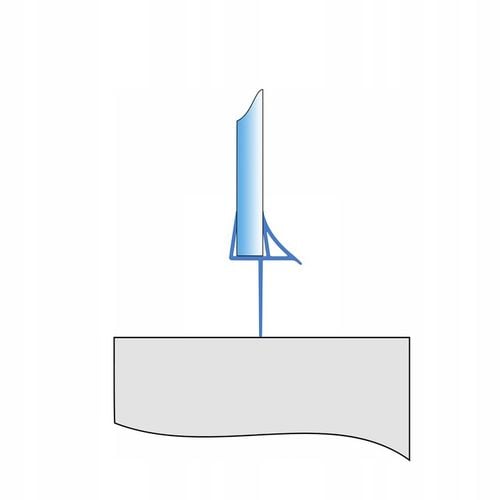 USZCZELKA DO KABINY PRYSZNICOWEJ SZYBY 4-6mm DRZWI DOLNA Z OKAPNIKIEM 100CM na Arena.pl