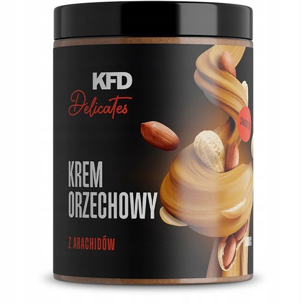 KFD Masło orzechowe Smooth 1000g zdjęcie 1