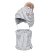 Zestaw dziecięcy zimowy czapka+komin HZD005 Heyo