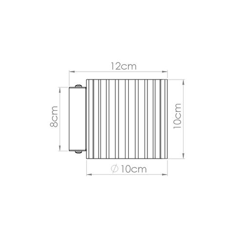 Kinkiet AURA czarny G9 na Arena.pl