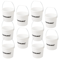 10x PLASTIKOWY POJEMNIK NA FARBĘ 2.5L