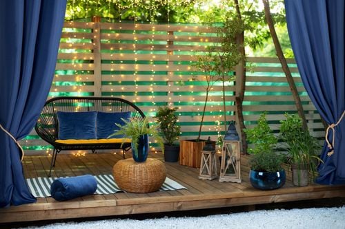 Zasłona jednokolorowa na przelotkach RITA 140x175 granatowa na Arena.pl