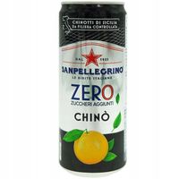 napój gazowany san pellegrino chino zero 330 ml