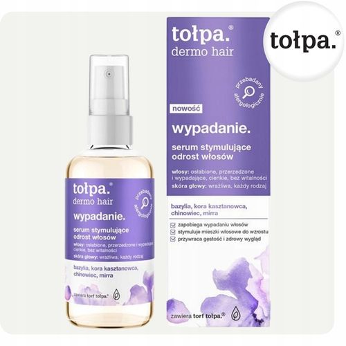 Serum Stymulujące Odrost Włosów Przeciw Wypadaniu Łysieniu 100 ml Tołpa na Arena.pl