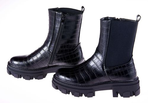 Botki platforma gruba podeszwa czarne Rozmiar obuwia - 41 na Arena.pl