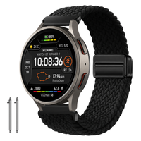 Pasek do HUAWEI Watch GT Runner 2 opaska bransoleta uniwersalny czarny 20mm