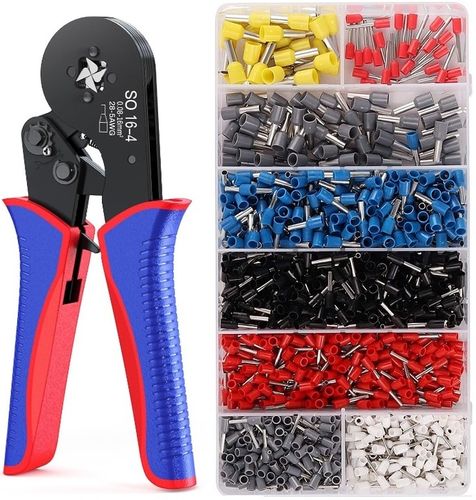 Zaciskarka Praska do Kabli 0,08 mm2 - 16 mm2 + 1200 tulejek izolowanych na Arena.pl