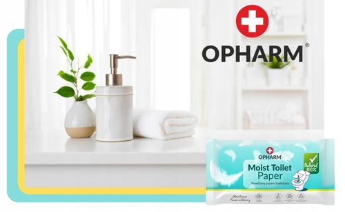 Nawilżany papier toaletowy Opharm Toilet Wipes 14 x 48 szt. na Arena.pl
