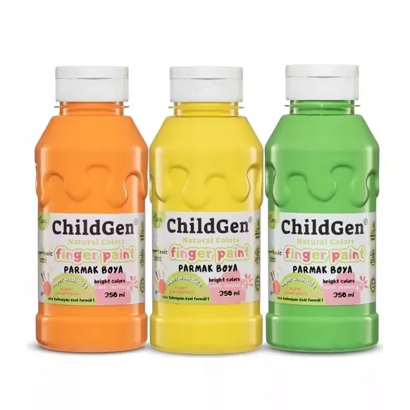 Farby do malowania palcami 3x350ml zdjęcie 1