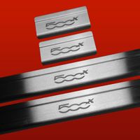 Listwa progowa FIAT 500X Stal nierdzewna 304 mat 4szt