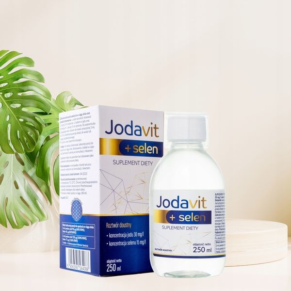 JOD + selen JODAVIT 250 ml Jodavita PŁYN na tarczycę jodek potasu tarczyca zdjęcie 4