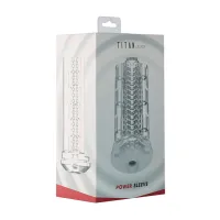 kiiroo titan power - wymienna wkładka do maszyny intymnej, biała
